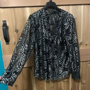 Front buttons blouse new